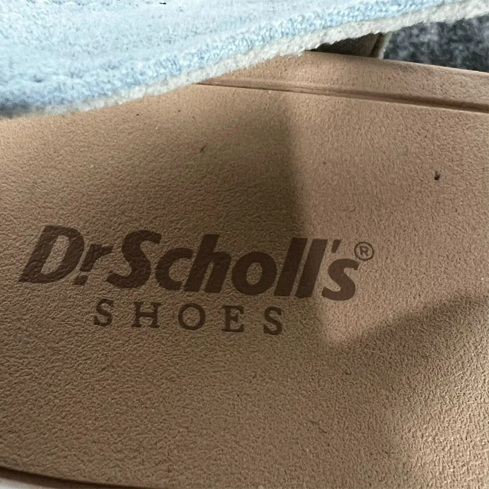 Dr Scholls Sandals Time Off Sun Light Blue‎ Women's 7 M